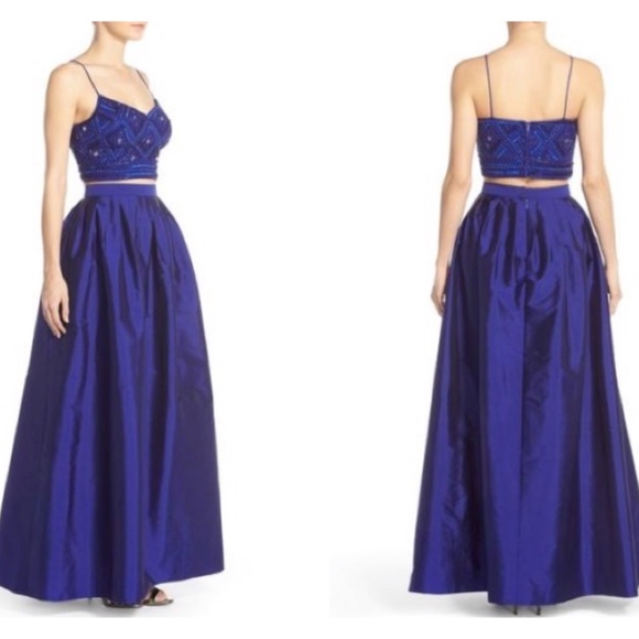 NWT Adrianna Papell Embellished Top Taffeta Size 8 - Picture 6 of 11